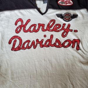 Long Sleeve Harley Davidson Top XL